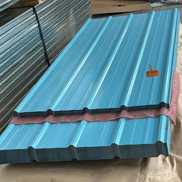 Factory Supply Prepainted Galvanized Corrugated Steel Sheet PPGI PPGL Color Roofing Sheet Custom Length For Warehouse Workshop Building Ready Stock