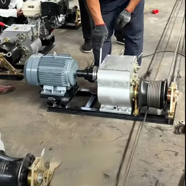 Cable Pulling Machine; Electricity Motor Winch; Electricity Engine Pulling Winch photo-4