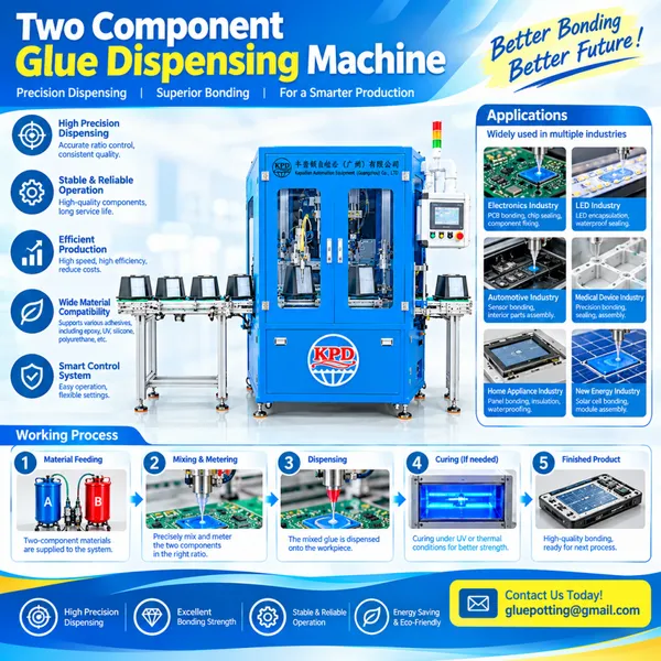 2 Components Dispensing Machine Vacuum Pump for Dispenser Glue Machine Meter Mix Dispenser