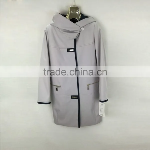 China Clothing Factory Custom Women's Jackets & Coats Spring Women's Custom Warm-up Jacket 2013 photo-2
