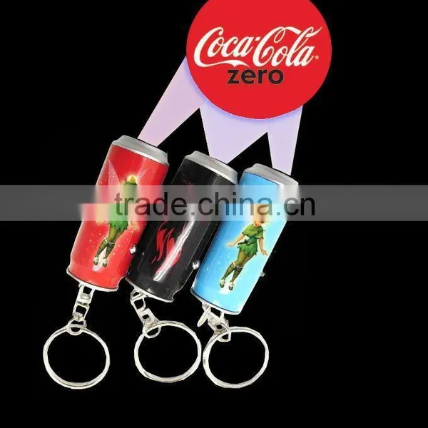 Promotional Gifts Led Projector Can Keychain,led Can Shape Keychain,led Bottle Shape Keychain for 2016 Gifts ,3d Custom Keychain photo-4