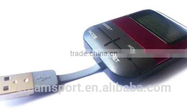 Professional 3D Touch Buttonless Pedometer USB Step Counter photo-4