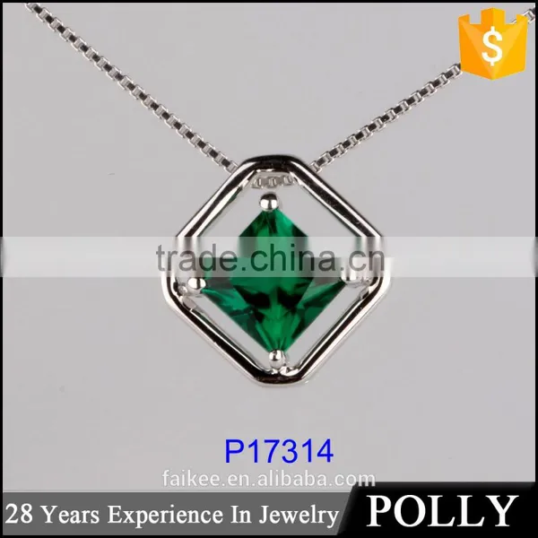 China Jewelry AAAA Zircon Pendant Necklace Silver Fashion Jewelry photo-6