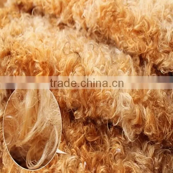 Korea Curly Fleece Fabric Tie Dye Fake Fur Fabric photo-3