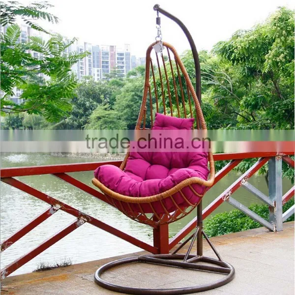 Wholesale Furniture Luxurious Comfort Outdoor Wicker Furniture Garden Hanging Bedroom Swing Chair photo-3
