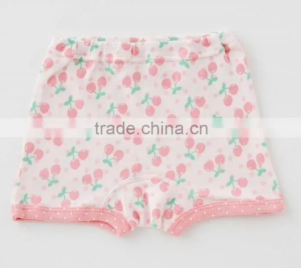 100% Cotton Products High Quality Baby Girl's Underwear Pattern Boxer Pants Kid Wear Toddler Clothing Children Inner Wholesale photo-2