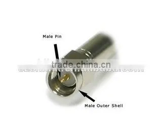 High Frequency Cable Assembly, RF Coaxial Cable Connector With Male SMA to Female UHF Connector photo-3