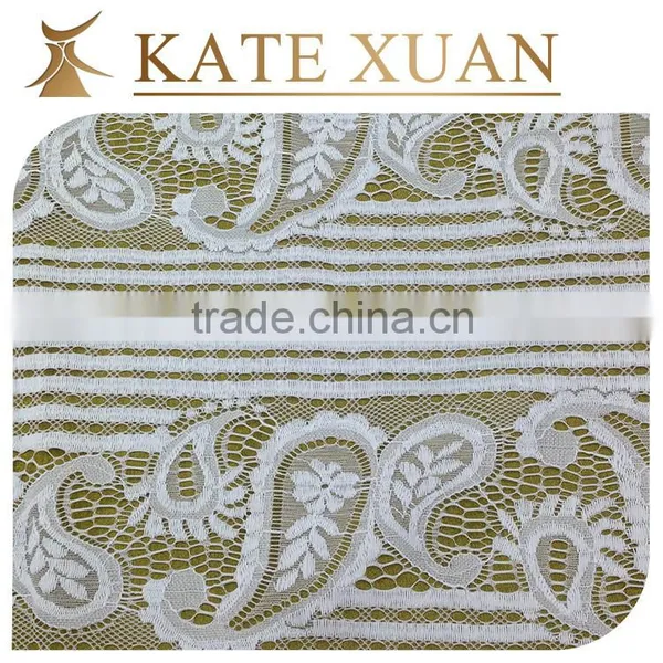 Net Yarn Tulle Embroidery Polyester Netting Lace Fabric photo-5