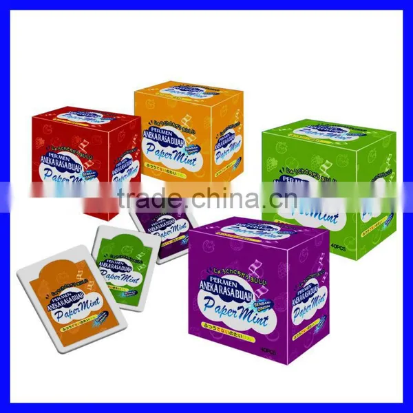Energy candy tablet fresh strips