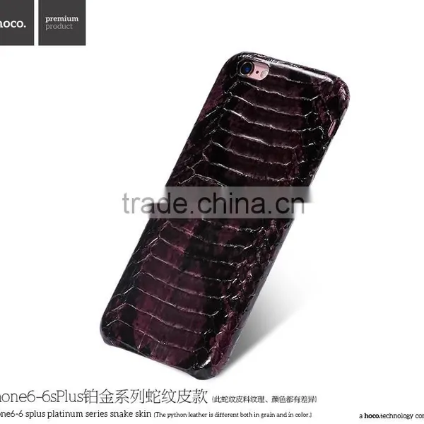 Original HOCO Luxury Shockproof Python Leather Case for IPhone 6Plus 6s Plus Platinum Series Snake Leather Back Cover MT-5777 photo-3