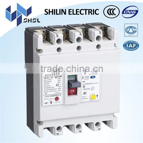 Hydraulic 4 Pole Earth Leakage 400amp Circuit Breaker