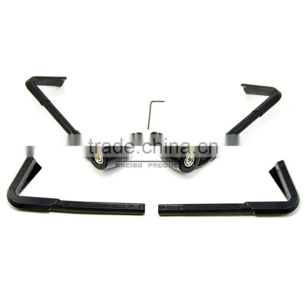 BJ-LG-003 Universal 7/8" 22mm CNC Motorcycle Bent Brake Clutch Lever Guard photo-2