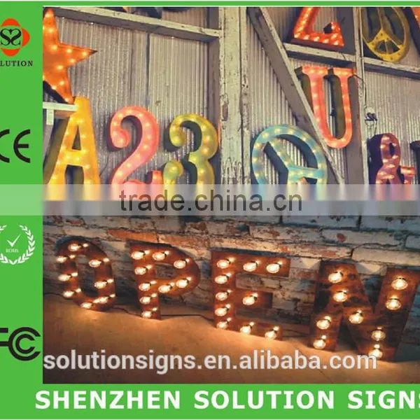 Direct Factory of Metal Marquees Lettters for Led Advertising Sign photo-5