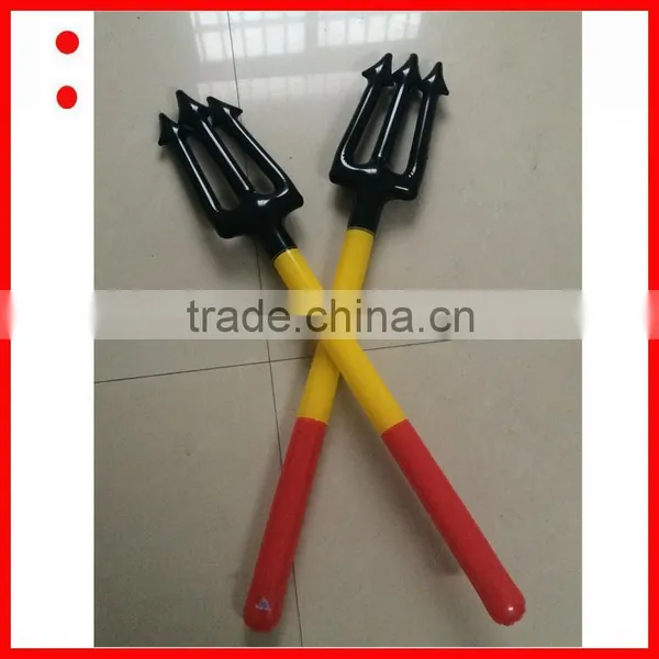 Promotional Inflatable Trident With Belgium Flag Color