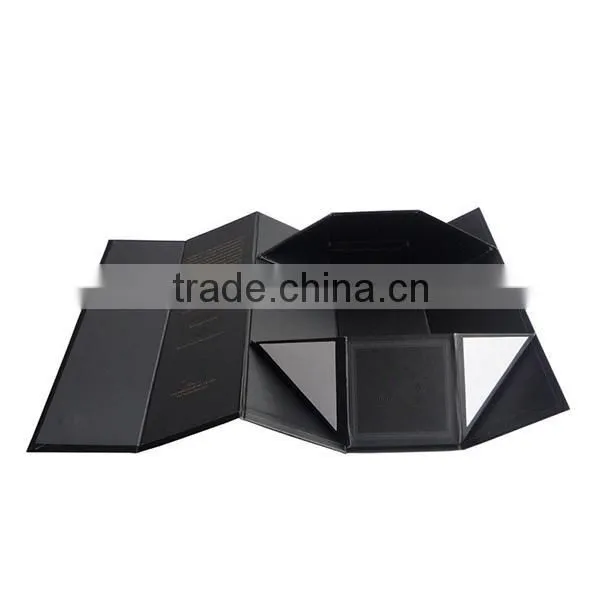 Custom Made Folding Cardboard Wine Bottle Box photo-3