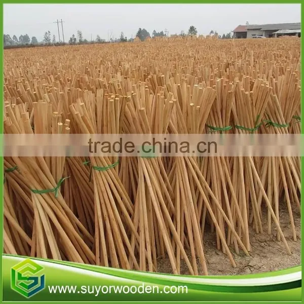 Long Wood Stick Natural Wooden Mop Handle