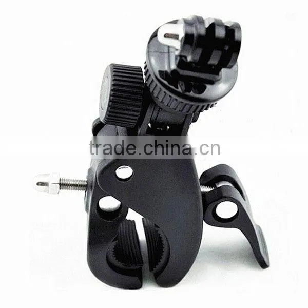 180degree Rotate Best Bike Bicycle Scooter Motorcycle Golf Stroller Handlebar Clamp Mount Holder for Gopro SJ4000 Sport Camera photo-2