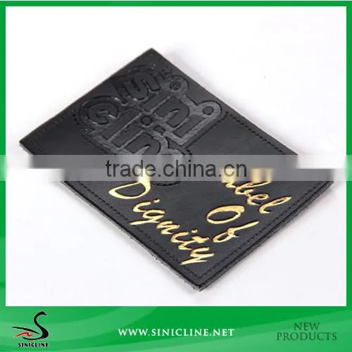 Sinicline Custom Made Debossed Leather Label for Jeans in Different Color photo-4