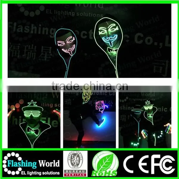 Usa Flashing COSPLAY Merry Christmas Custom Cool Masquerade Masks photo-4