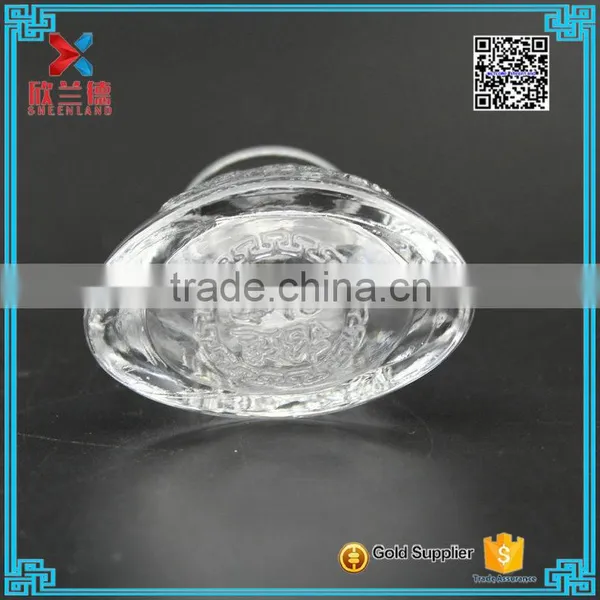 Sycee Shape Glass Caps Glass Stopper for Wine Bottle photo-4