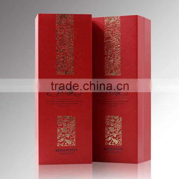 Recycled Decorate Branded Design Cardboard Paper Wine Boxes Wholesale photo-6