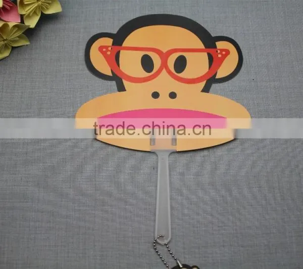 2016 Best Selling Colorful pp Plastic Small Hand Fan Advertising Hand Fan Promotional Hand Fan Wedding photo-5