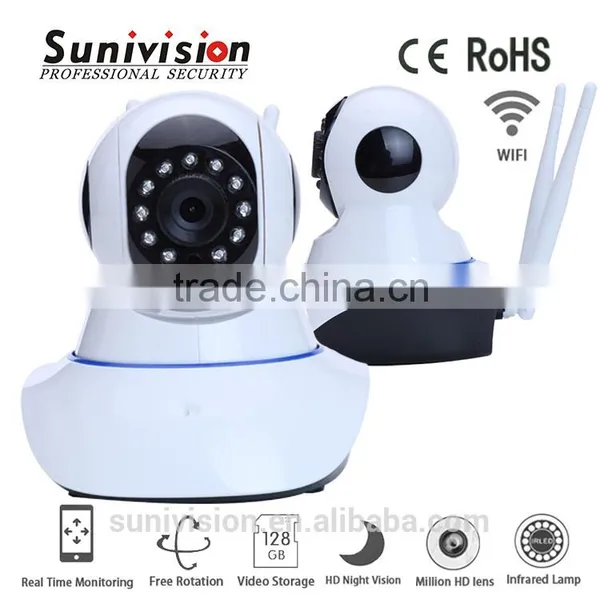 Trade Assurance ip CMOS Sensor Smarter Wifi Baby Monitor for 3G 4G GSM Mobile Phone photo-3