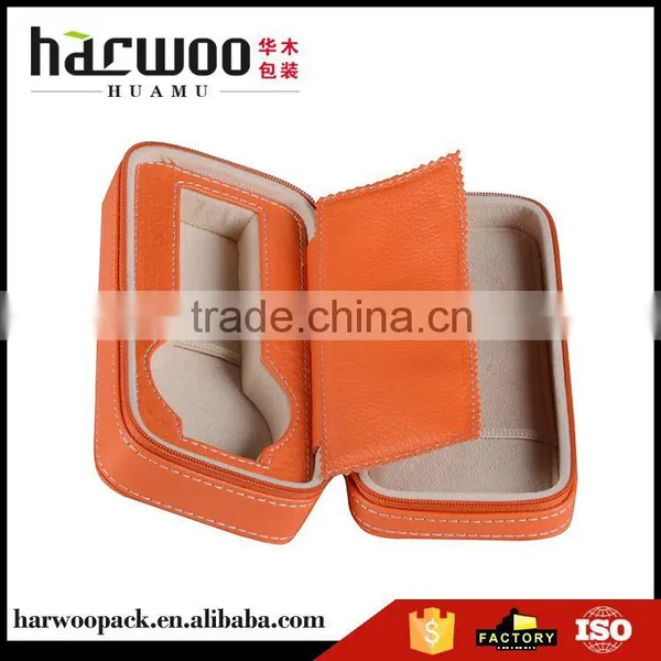 New Product Special Design Leather Watch Box Red Boxes Display in Many Style Supplier's Choice