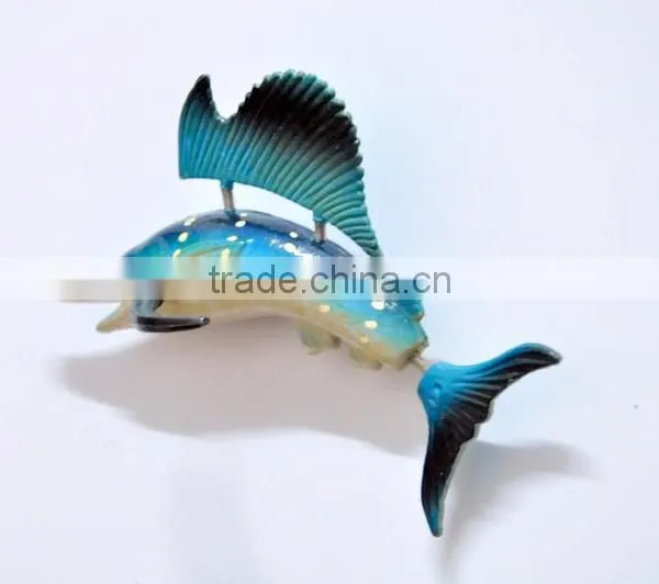 4 Inch Handmade Plastic Tropical Fish Fridge Magnet photo-5