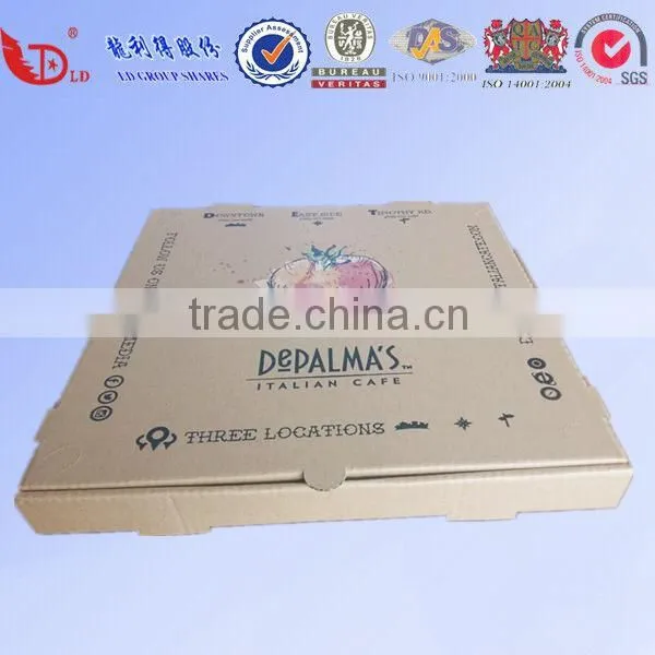 2016 Cheap Customied Corrugated Pizza Box , Pizza Packing Box photo-2