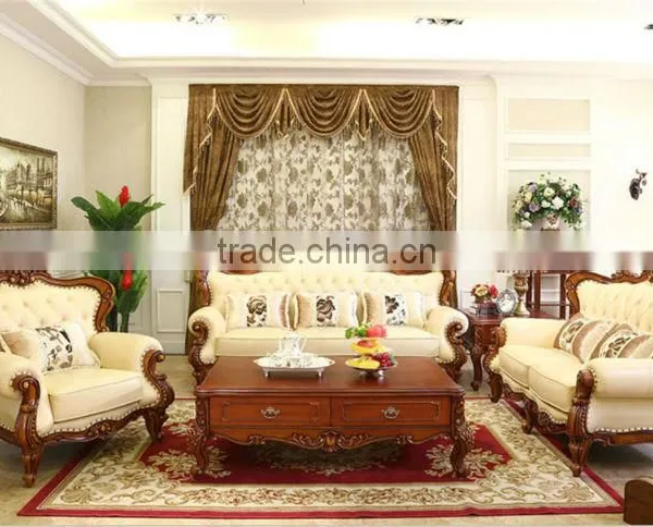 Orange Leather Single Sofa Carved Sofa Gold Furniture photo-3