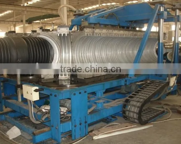 HDPE Corrugated Extruded Pipe Production Line photo-3