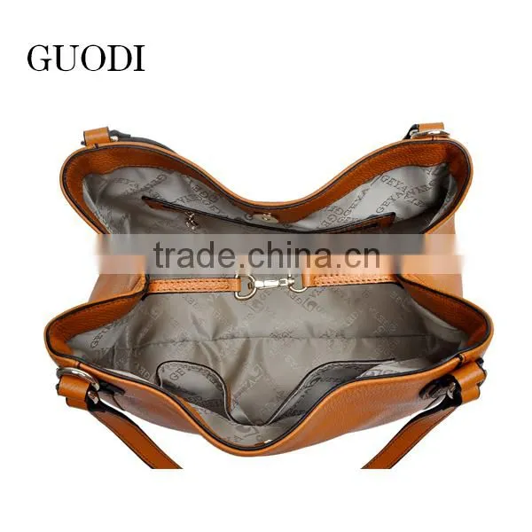 2015 Elegant Fashion Handbags of Leather, Leather Ladies Handbags photo-5