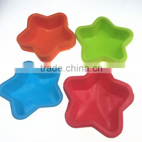Silicone Muffin Baking Cups Silicone Cupcake Liners Cupcake Mold Cupcake Square Paper Baking Cups photo-5