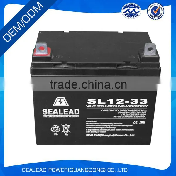Low Self Discharge 12v 33AH Battery for Fire Fighting Equipment photo-2