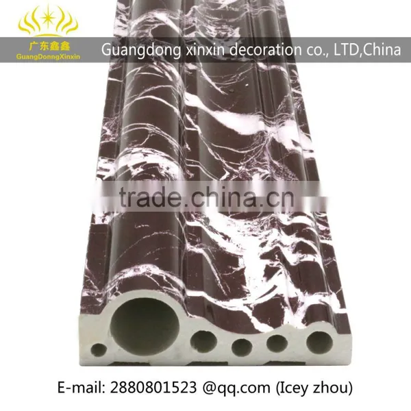 Factory Price Interior House Design Construction Fireproof Material Violet Red Molding Line photo-2