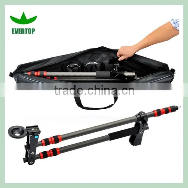 TS-JC01 EVERTOP Portable Mini Carbon Fiber Camera Crane Jib Arm Crane for Photography,Jimmy Jib Crane Only 1.9kg 2m Extention