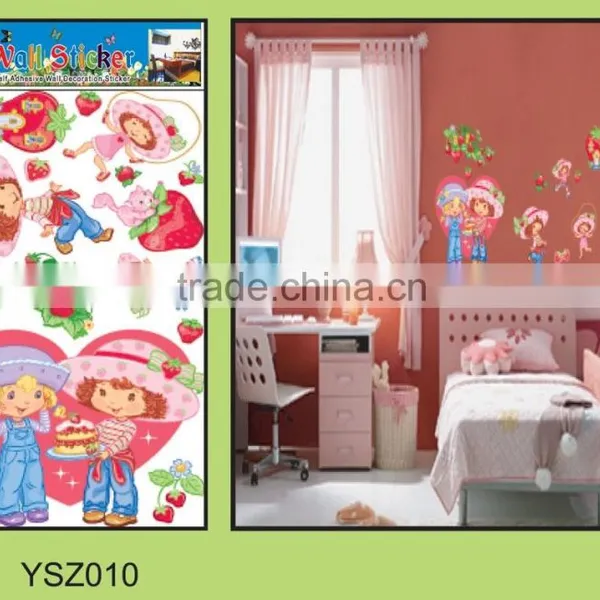 DIY Product Custom Cartoon Kids Room Decoration Pvc Vinyl 3D Wall Sticker