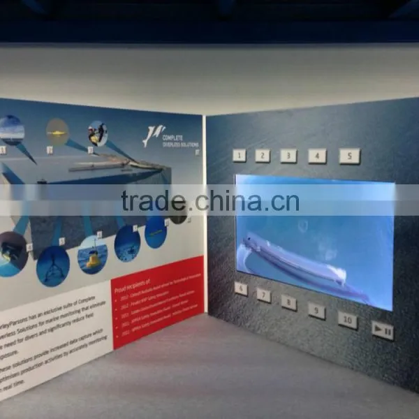 7" Customized Design Video Greeting Cards, Lcd Video Greeting Cards