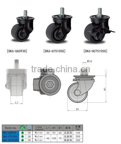 Industrial Caster Wheel With Lock photo-3