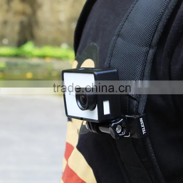 Multiple Funtional Aluminum Alloy Hat Clip Mount for Xiaomi Yi 4K, Backpack Clip Mount for Xiaoyi photo-3