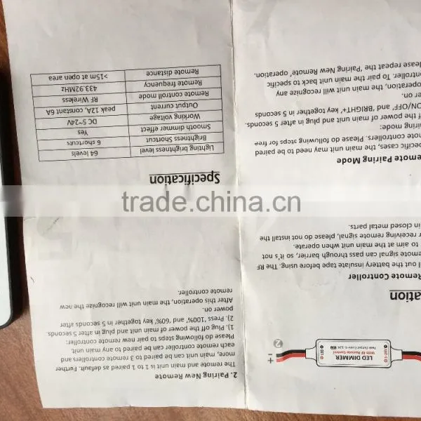 Best Selling Hot Chinese Products Wifi RF Led Dimmer photo-4