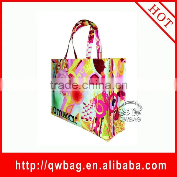 2016 Lamination Non Woven Eco Shopping Bags Pattern Wholesale photo-3