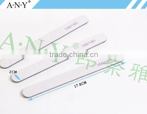 Nail Art Manicure Coarse Sand White Color Cheap Price High Quality Nail File 100/180 photo-2