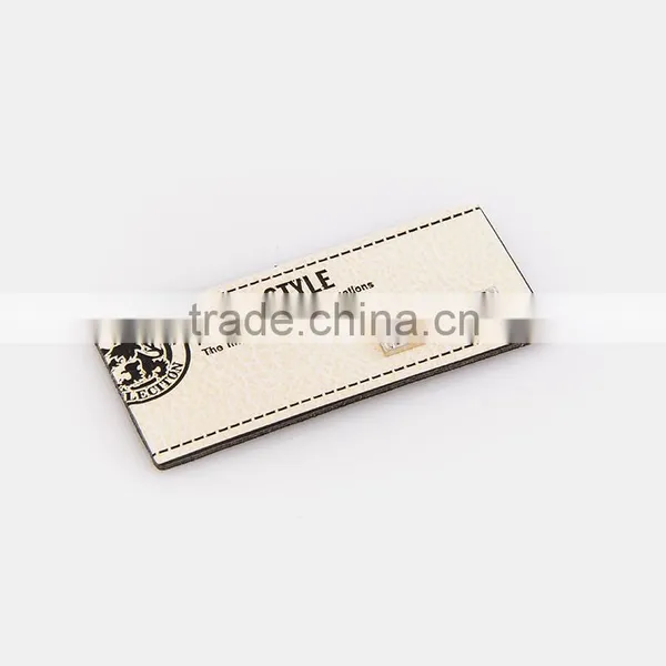 Clothing Ban Label Leather Patch for Dress High Quality Cuatom photo-5