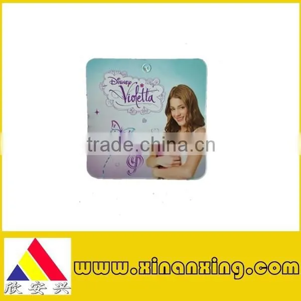 Square Fancy Hang Tag Made in China