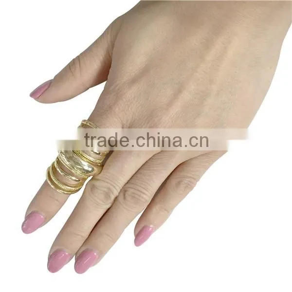New Rings Finger Stack Knuckle Ring Crystal Set Rhinestone Jewelry Birthday Present photo-4