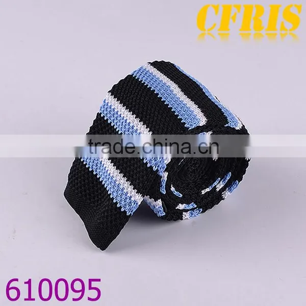 Men's Fashion Narrow Slim Knit Necktie, Knitted Tie photo-4