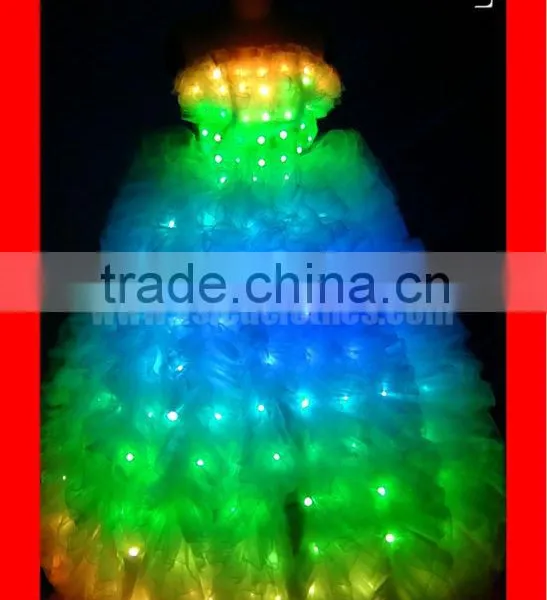 Programmable LED Light Stage Show Fancy Dress Costumes photo-3