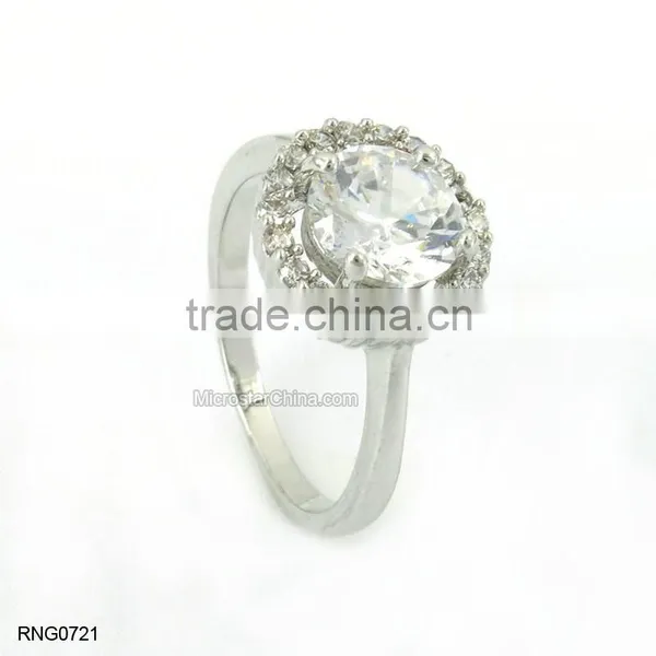 New Hollow Out Crystal Diamond Ring For Girls photo-3